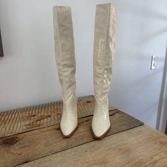 Free People x Vicenza Friday Fever Heel Boots Size EU37 / US 8 - Picture 12 of 15